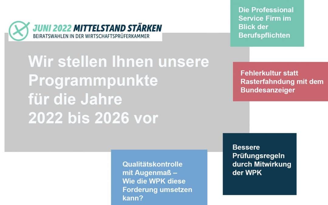 Beiratswahlen 2022 – Gschrei- & Eschbach-Listen laden ein
